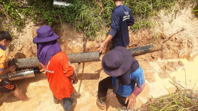 บริการน้ำประปาหมู่บ้านและบำรุงรักษาประปาหมู่บ้าน